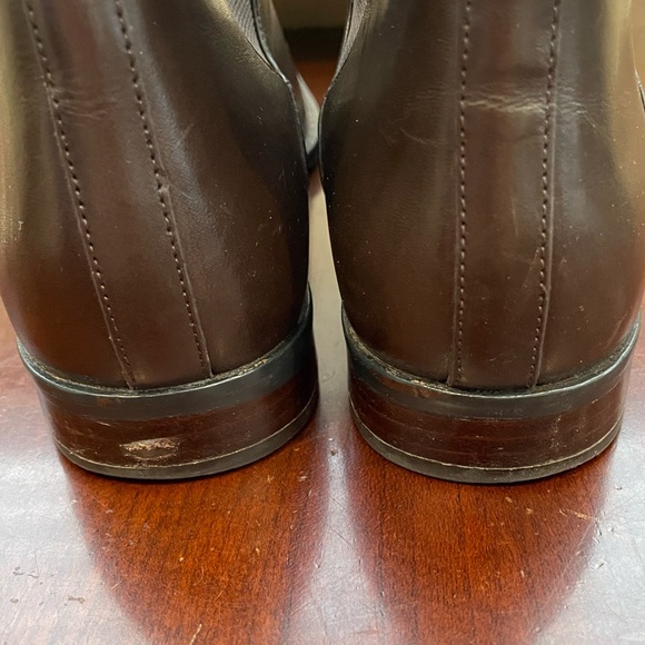 Michael Kors Thea Booties Ankle Boots Dark Chocolate Size 10 in original box - Picture 5 of 11